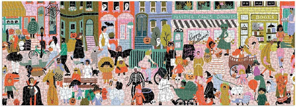 Fall Parade 1000 Piece Panoramic Puzzle