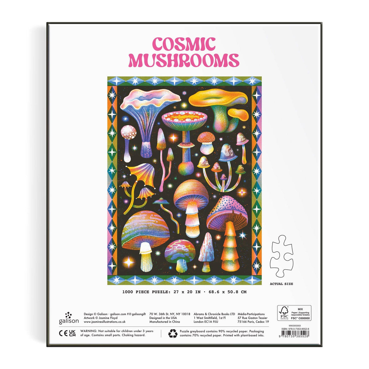 Cosmic Mushrooms 1000 Piece Puzzle