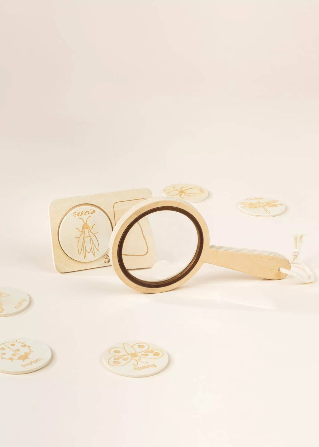 Wooden Bug House & Exploration Set
