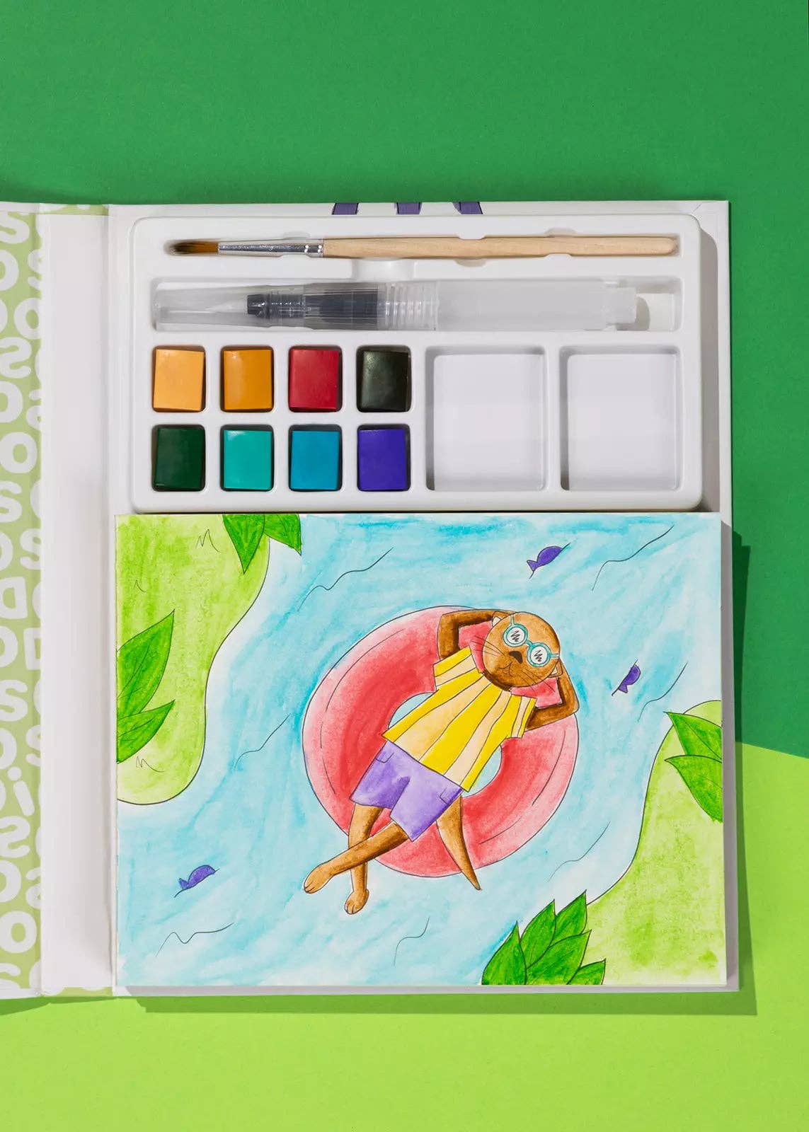 Watercolor Forest Painting Book - 30 pages